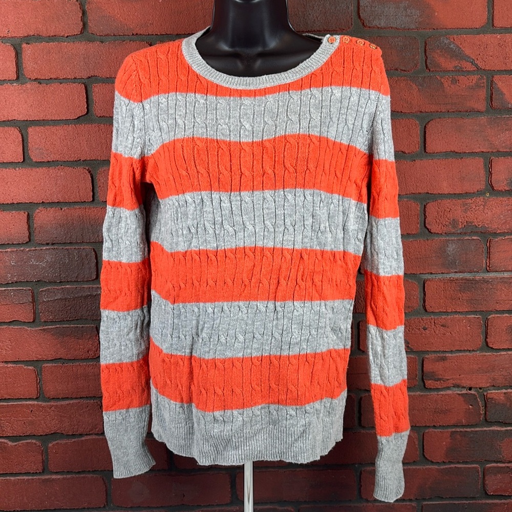 Talbots‎ Woman's Small Lambs Wool Blend Cable Knit Sweater – Classic, Cozy